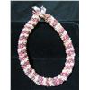 Image 1 : Purple & White Shell Lei w/ Shell Closure 19"L