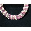 Image 2 : Purple & White Shell Lei w/ Shell Closure 19"L