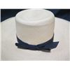 Image 2 : Brent Black Panama Hat w/ Blue Hatband Size 6-7/8 Hand Woven in Equador 16"D