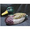 Image 2 : Carved Mallard Bird w/ Colorful Wing Design 9"L x 5.5"H