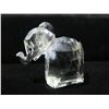 Image 8 : Qty 2 Miniature Crystal Animals: Swarovski Elephant & Panda Bear Stamped 24