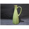 Image 2 : Market Bazaar Green Striped Oil Bottle 8.5"H w/ Handle & Blue Glass Vase 19"H