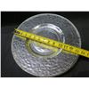 Image 8 : Qty Approx. 10 Textured Glass Dinner Plates 13.5" Diameter