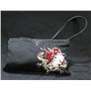 Image 1 : Prada Milano Black Shoulder Bag w/ Serpent Applique Design 8.5"L #210