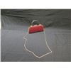 Image 2 : Baracci Haute Couture Red Beaded Bag w/ Chain Strap 8"L