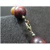 Image 2 : Round Gemstone Bead Necklace w/ Lobster Claw Clasp 22.5"L