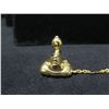 Image 8 : Judith Leiber Seated Buddha Keychain, 1.5" Buddha Only, 3"L w/ Chain