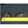 Image 8 : Sterling 925 Crystal & Wood Cluster Bracelet w/ Teardrop Shape Wood 7.5"L