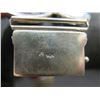Image 8 : Bracelet w/ Large Flat Shells, Stamped Sterling 925, 8.5"L x 2"W