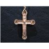 Image 8 : Kenneth Lane Metal Religious Cross Pendant Necklace 36"L (3" Cross Only)