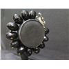 Image 2 : Faceted Black Bead Bracelet 9"L