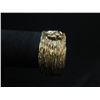 Image 2 : Textured Metal Bangle Bracelet w/ Elephant Motif & Open Back 44 grams 2.5" D