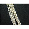 Image 3 : Long 6 Strand Freshwater Pearl Necklace w/ Metal Clasp 24"L