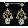 Image 1 : Barrera Dangle Clip-On Earrings 3"L