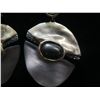 Image 2 : Alexis Bittar Metal w/ Faceted Stone & Pearl Dangle Clip-On Earrings 2.75"L