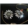 Image 8 : Qty 15: Flower Earrings, Watch, Bracelets, Pins, Brooches, Chokers, etc