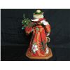 Image 9 : Santa in Straw Hat Carrying Tree & Presents Signed Joan Blankenfeld 2010 Hawaii 18"H