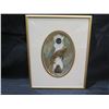 Image 1 : Framed Whale Dance Around the Pohaku Mixed Media Art Signed 'S' Stacey Shawntee