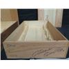 Image 8 : Qty 2 Opus One Wooden Wine Crates 2003, 21"x13"x4"H