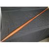 Image 1 : Wooden O'o Stick w/ Inscription 'The Honolulu Advertiser Groundbreaking Ceremony 2002' 68"L