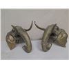 Image 2 : Qty 2 Large Wall-Hanging Brass Elephants (from Zanzibar Nightclub) 14"x16"H