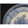 Image 2 : Round Blue White Plate by Spode's Seasons, New York 11" Dia.