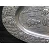 Image 8 : Oval Arthur Court 1989 Metal Bear Motif Platter 24"L