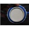 Image 8 : Wedgwood Blue & White Teapot w/ Saucer & Creamer, Made in England 7"L