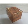 Image 8 : Qty 2 Wooden Boxes: Constantinople Fig & Oliva, Gavel, 2 Vases, Napkin Holder, etc