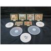 Image 2 : Qty 6 Vintage John Hinde Coasters, Round Turtle & 2 Horse Coaster, & 2 Round White Frost