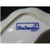 Image 8 : Qty 2 Blue Danube Japan Candle Holders on Saucer Base w/ Handle 5" Dia