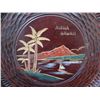 Image 8 : Qty 2 Aloha Hawaii Plates, Woman Figurine & Joker Playing Card Box & Ball Pin