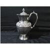 Image 2 : Metal Pitcher w/ Raised Design and Engraved Inscription "God's Blessing" 9"H