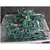 Image 2 : Plastic Bin of Indoor/Outdoor String Lights & Extension Cords