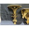Image 2 : Qty 4 Wooden Wall-Mount Accents