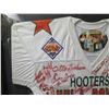 Image 2 : Framed NFL Legends Signed Jersey - Hooters Hula Bowl 1996 #50 (36"x36")