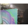 Image 8 : Framed Original Abstract Psychedelic Watercolor by Blaise Domino, Signed 29"x37"