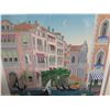 Image 2 : Framed Venetian Scene, Serigraph Signed by Thomas McKnight HC 50/50 w/ COA 28"x27"