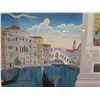 Image 2 : Framed Venetian Scene, Serigraph Signed by Thomas McKnight HC 50/50 w/ COA 28"x27"