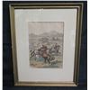 Image 1 : Framed Art, Horses and Natives 12"x15"