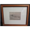 Image 1 : Framed 'Elin' Nude Sketch, Signed by Artist Ander Zorn, Printed in Paris 1923 16"x13"