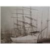 Image 2 : Framed Art, Sailing Ship Harbor 21"x14"