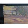 Image 2 : Art on Board, Fence, Unframed