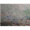 Image 2 : Framed Watercolor, Landscape, Signed by Leah Jhirad Bombay 18"x14"