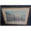 Image 1 : Framed Art 'Rauen Palais de Justice'  Signed E.M. 17"x13"