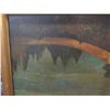 Image 2 : Very Large Framed Painting, Colloseum Ruins, Signed Rovath 66"x54" (has damage)