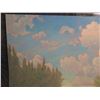 Image 2 : Large Original Painting on Canvas by Russel Lowery, Landscape, Unsigned 60"x48"