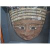 Image 2 : Authentic Egyptian Mummy Mask, 5th to 3rd Century BC, w/ Cert. of Authenticity 21" x 21" x 6"D