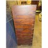 Image 8 : Antique Asian Cabinet w/ 3 Drawers w/ Metal Hardware 26"x15"x37"H