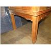 Image 8 : Antique Oriental Wooden Side Table w/ 3 Drawers 51"x25"x35"H